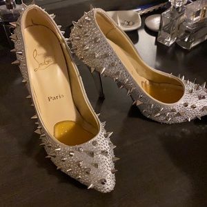 Studded diamonte louboutin